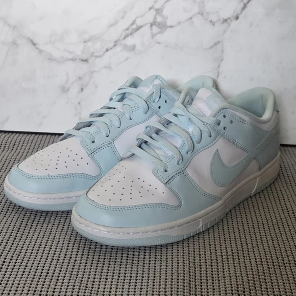 Nike Dunk Low Glacier Blue Mens Sneakers Shoes  DV0833-104 Size 9 - Picture 4 of 8